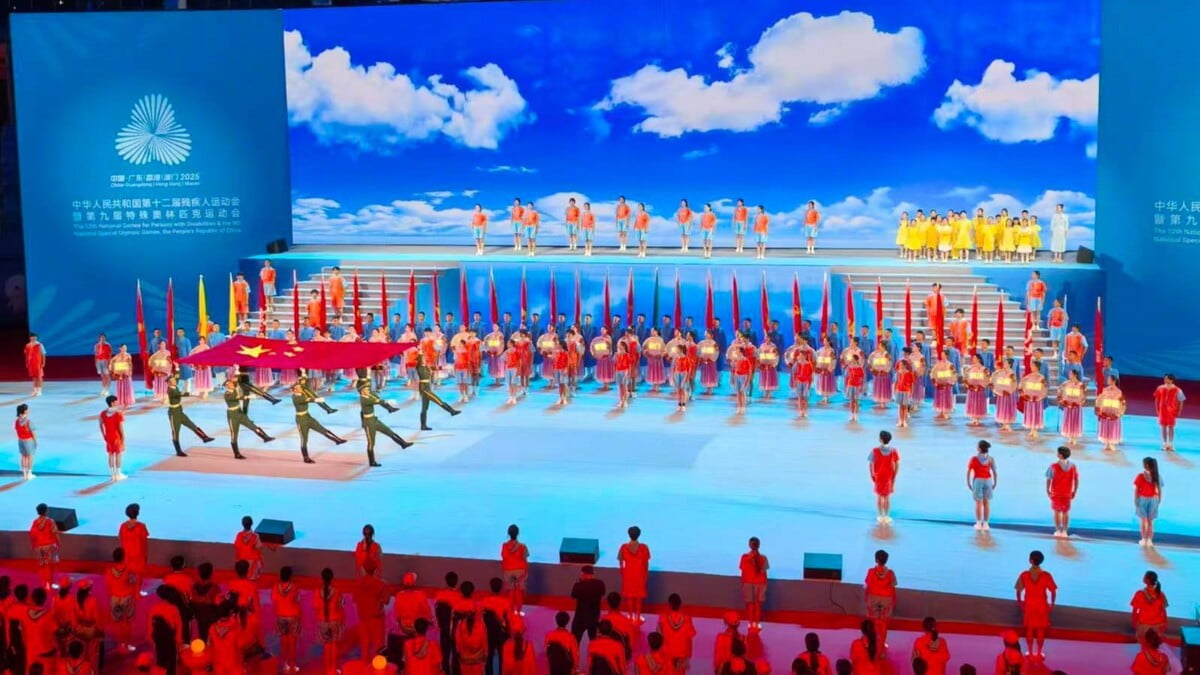 圖：殘特奧會晚上在深圳閉幕　 共超創15項世界紀錄