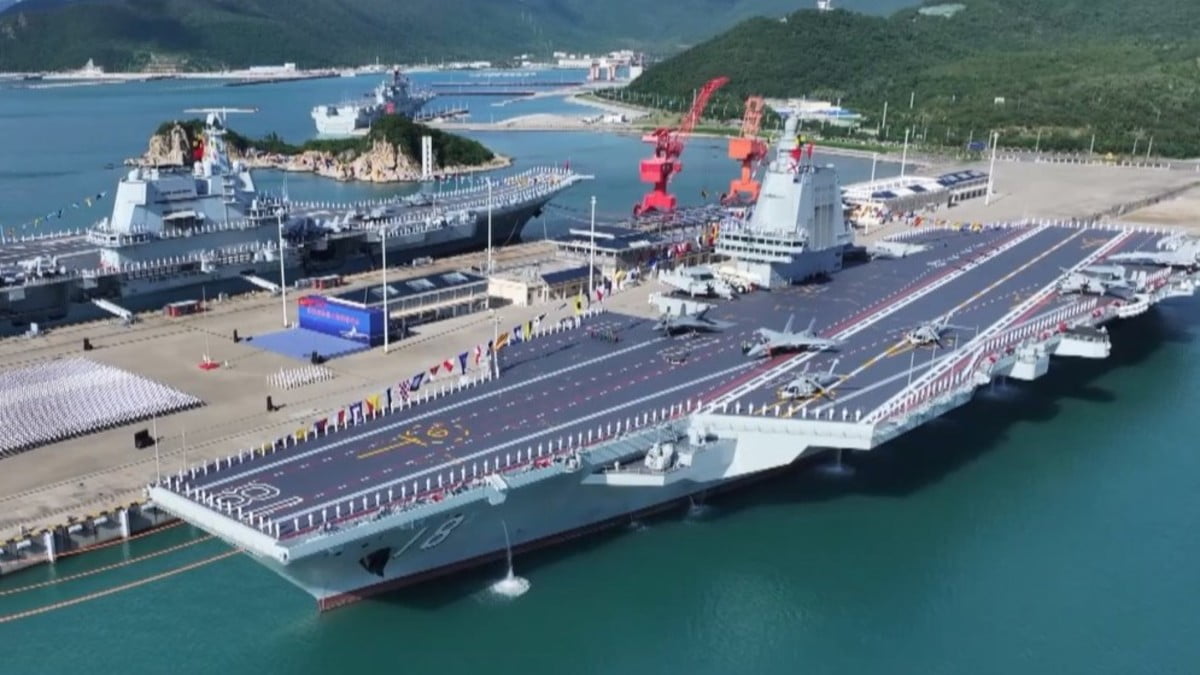 解放軍首艘電磁彈射型航母「福建艦」入列習近平登艦視察｜兩岸｜商業