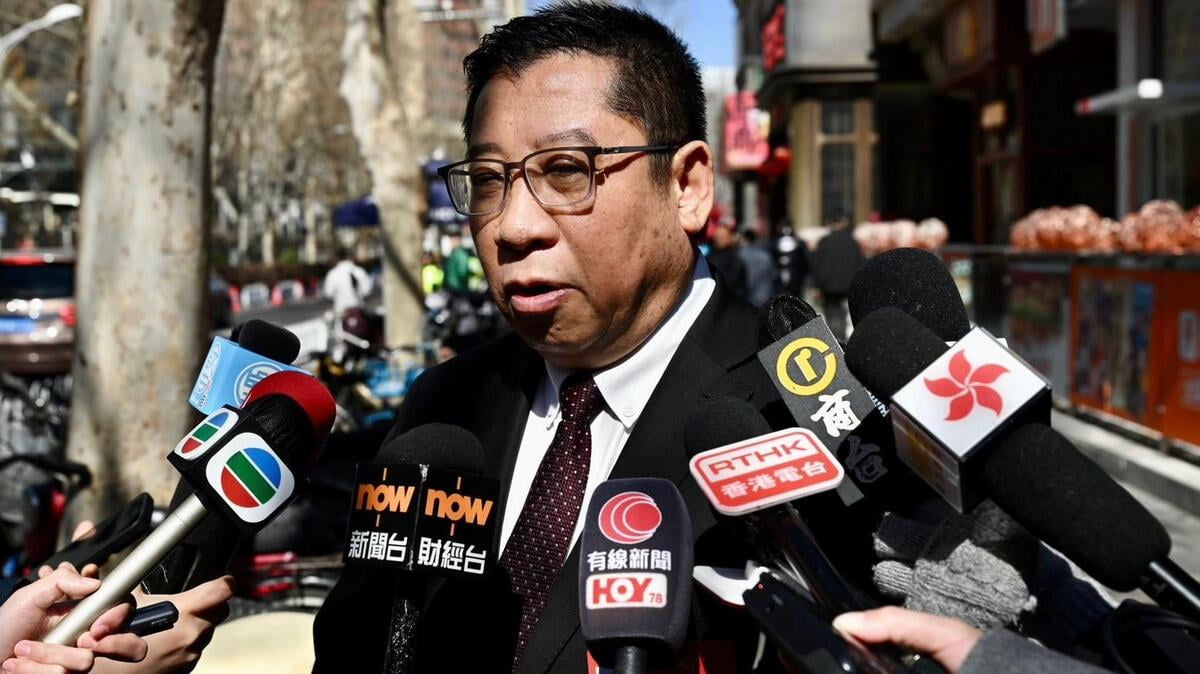 圖：唐英年：丁薛祥提到去年香港的「大選、大案、大火」  蘇長榮指丁薛祥讚賞港府有序處理大火