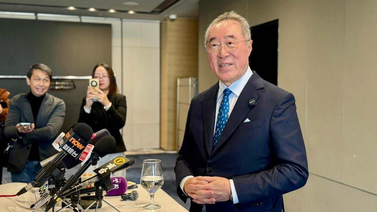 圖：唐英年：丁薛祥提到去年香港的「大選、大案、大火」  唐英年指要搶抓「十五五」機遇　張曉欣攝