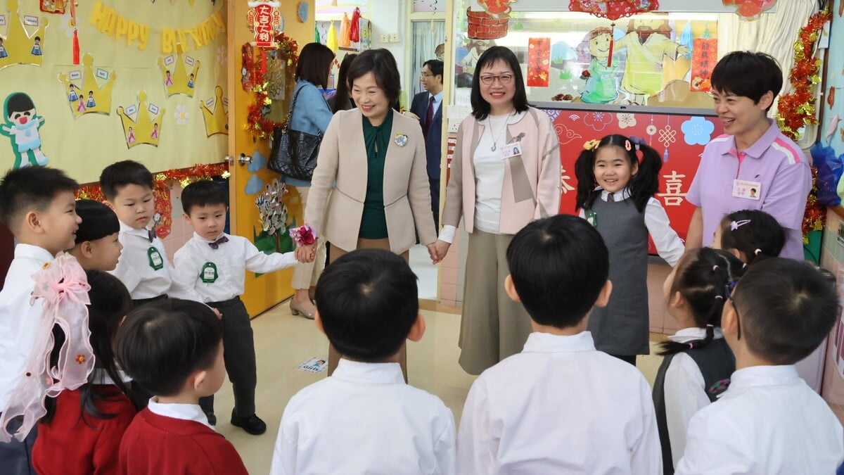 圖:蔡若蓮:受宏福苑火災影響3所幼稚園 重回正軌