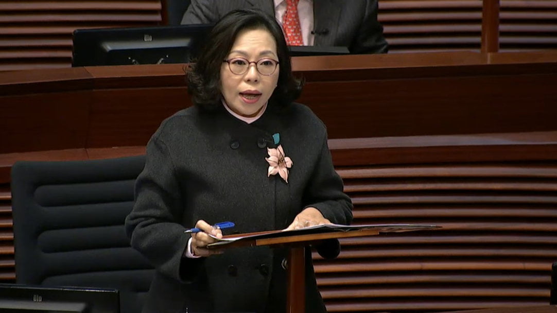 議員冀婚前協議具法律約束力 麥美娟:法庭會酌情處理