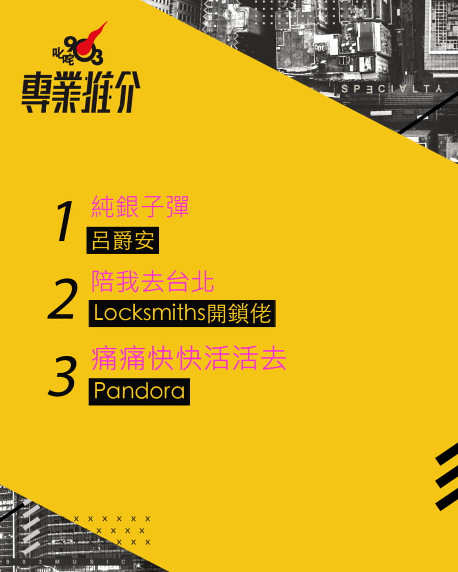903專業推介2025年第八周｜903專業推介｜my903.com